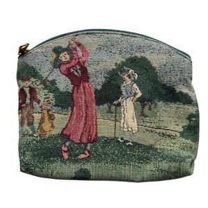 VTG Tolon Women's Golf Pouch Small Green Victorian Sports Talon Zip Ladie's Golf